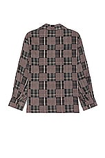 Found Multi Flannel Long Sleeve Camp Shirt in Multi, view 2, click to view large image.