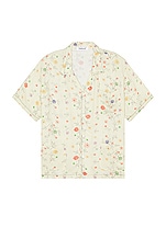 Found Multi Floral Camp Shirt in Cream, view 1, click to view large image.