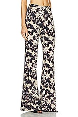 PRISCAVera Stretch Straight Leg Pant in Tortoise, view 2, click to view large image.