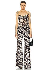 PRISCAVera Stretch Straight Leg Pant in Tortoise, view 4, click to view large image.