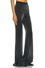 PRISCAVera Fitted Flared Pant in Black, view 2, click to view large image.