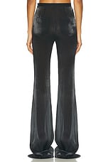 PRISCAVera Fitted Flared Pant in Black, view 3, click to view large image.