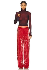 PRISCAVera Rainwear Pant in Crimson, view 4, click to view large image.