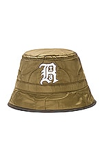 R13 Bucket Hat in Olive, view 1, click to view large image.