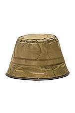 R13 Bucket Hat in Olive, view 2, click to view large image.