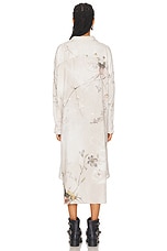 R13 Jumbo Shirt Dress in Cream Bleached Floral, view 3, click to view large image.