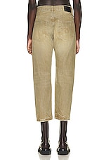 R13 Boyfriend Pant in Moss Green, view 3, click to view large image.