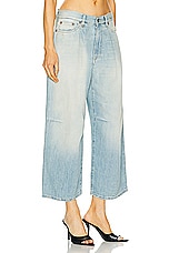 R13 Crop Wide Leg in Toni Blue, view 2, click to view large image.