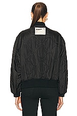 R13 Refurbished Liner Bomber in Overdyed Black, view 5, click to view large image.