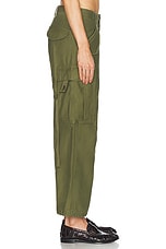 R13 Cropped Cargo in Vintage Olive Drab, view 3, click to view large image.