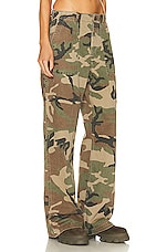 R13 Wide Leg Utility Pant in Camo, view 2, click to view large image.