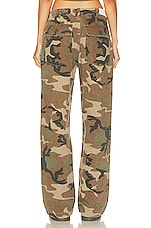 R13 Wide Leg Utility Pant in Camo, view 3, click to view large image.