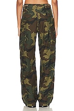 R13 Wide Leg Cargo Pant in Camo, view 3, click to view large image.