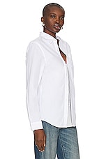 R13 Foldout Shirt in White, view 2, click to view large image.