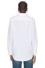 R13 Foldout Shirt in White, view 3, click to view large image.