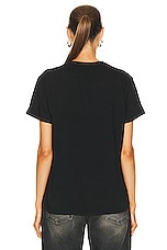 R13 New York Boy Tee in Black, view 3, click to view large image.