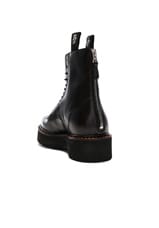 R13 Leather Boots in Black, view 3, click to view large image.