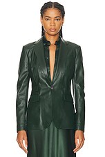 Ralph Lauren Collection Parker Lambskin Jacket in Dark Racing
