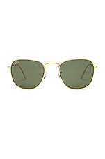 Ray-Ban Frank Sunglasses in Gold, view 1, click to view large image.