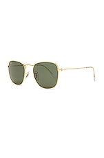 Ray-Ban Frank Sunglasses in Gold, view 2, click to view large image.