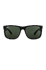 Ray-Ban Justin Sunglasses in Black, view 1, click to view large image.