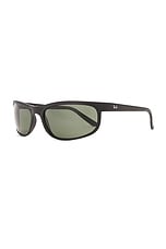 Ray-Ban Predator 2 Oval Sunglasses in Black & Matte, view 2, click to view large image.