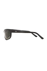 Ray-Ban Predator 2 Oval Sunglasses in Black & Matte, view 3, click to view large image.