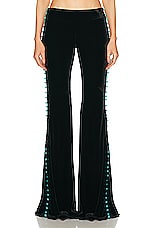 Roberto Cavalli Wide Leg Pant in Nero 191101, view 1, click to view large image.