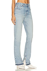 RE/DONE 70's High Rise Skinny Bootcut in Opal Indigo, view 2, click to view large image.