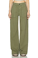 RE/DONE Baker Pant in Bayleaf, view 1, click to view large image.