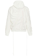 Reebok x Kanghyuk Hooded Jacket in White & Red, view 2, click to view large image.