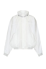 Reebok x Hed Mayner Hooded Jacket in White, view 1, click to view large image.