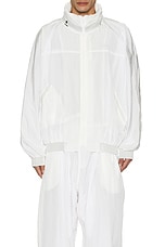 Reebok x Hed Mayner Hooded Jacket in White, view 5, click to view large image.