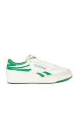 Reebok Club C Revenge Vintage in White & Green, view 1, click to view large image.
