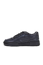 Reebok Club C Ltd in Cracked Black, view 5, click to view large image.