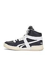 Reebok Bb5600 Sneaker in Black & White, view 5, click to view large image.