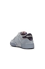 Reebok X NGG Club C Sneaker In Light Grey &amp; Black in Light Grey & Black, view 3, click to view large image.