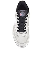 Reebok Club C 85 Vintage in Black & White, view 4, click to view large image.