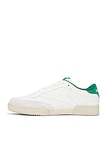 Reebok X NGG Club C Sneaker In White &amp; Green in White & Green, view 5, click to view large image.