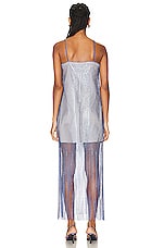 REMAIN Sequin Lace Fringe Dress in Surf The Web, view 3, click to view large image.