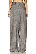 REMAIN Herringbone Ring Pants in Coffee Bean Combo, view 3, click to view large image.