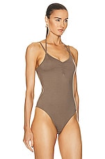 REMAIN Slim Ballerina Body in WALNUT, view 3, click to view large image.