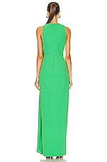 Rachel Gilbert Santiago Gown in Green, view 4, click to view large image.