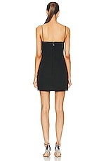 Rachel Gilbert Bodie Mini Dress in Black, view 3, click to view large image.