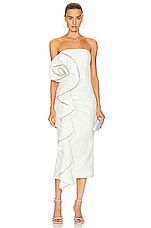 Rachel Gilbert Santiago Dress in Ivory, view 1, click to view large image.