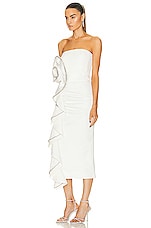 Rachel Gilbert Santiago Dress in Ivory, view 3, click to view large image.