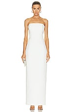 Rachel Gilbert Minah Gown in Ivory, view 1, click to view large image.