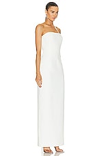 Rachel Gilbert Minah Gown in Ivory, view 2, click to view large image.