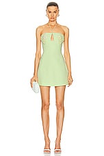 Rachel Gilbert Lucie Mini Dress in Seafoam, view 1, click to view large image.
