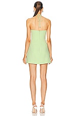 Rachel Gilbert Lucie Mini Dress in Seafoam, view 3, click to view large image.